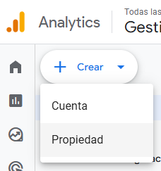 Crear Propiedad Analitics