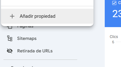 añadir propiedad GSC