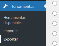 exportar en woocommerce