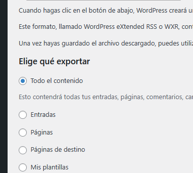 exportar woocommerce